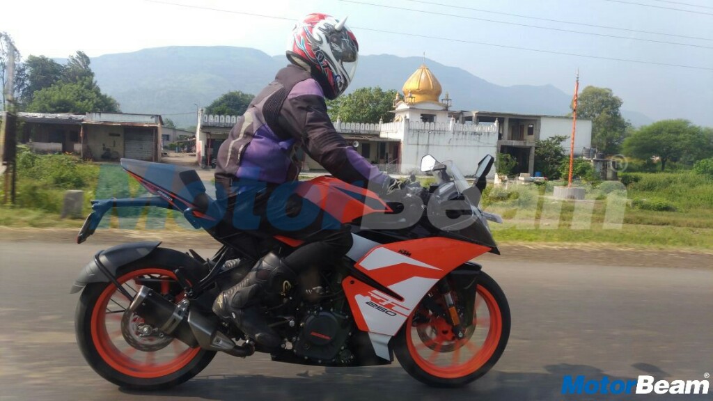 KTM RC 250 Spied On Test