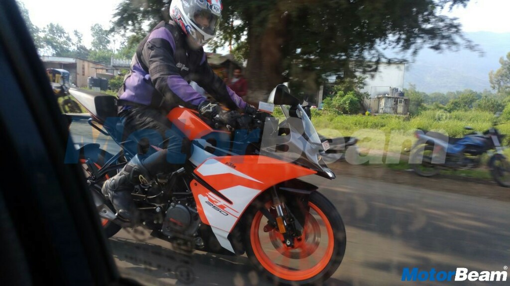 KTM RC 250 Spotted India