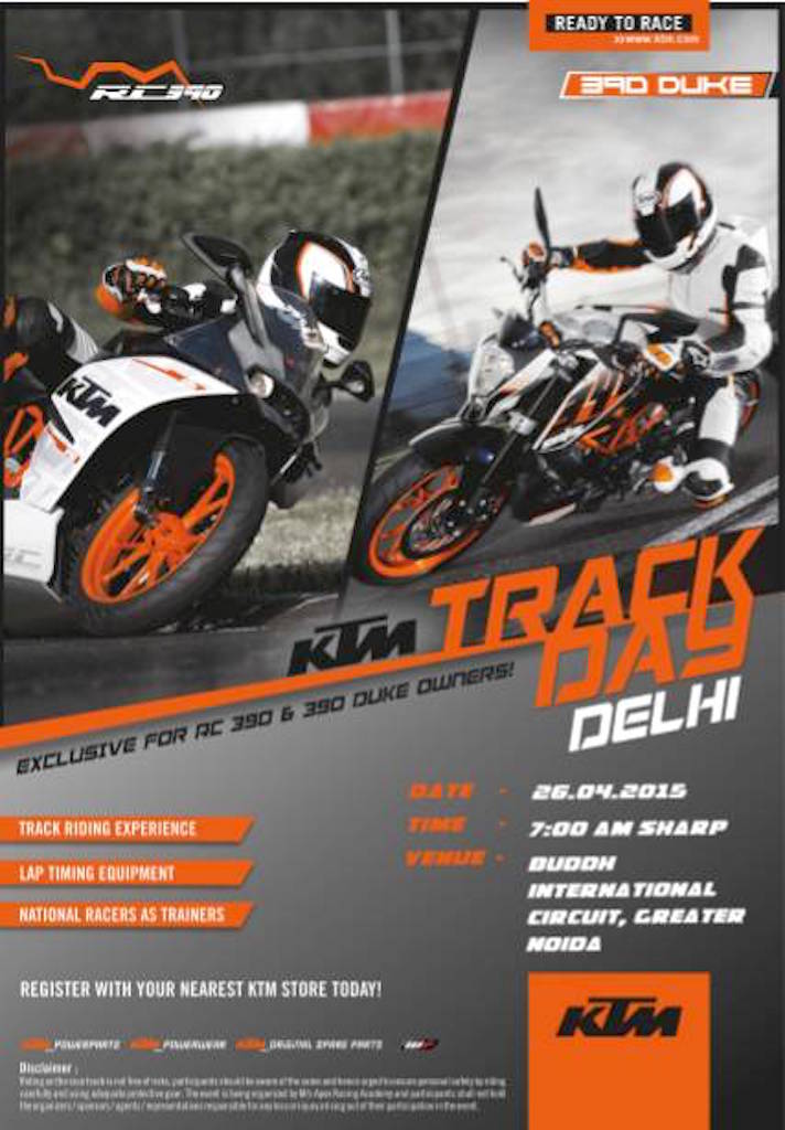 KTM RC 390 Track Day BIC April 2015