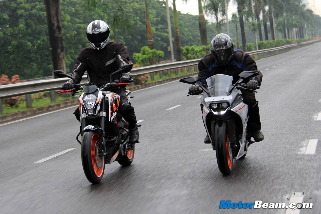 KTM RC 390 vs Duke 390 Shootout