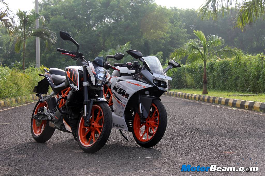 KTM RC 390 vs KTM Duke 390