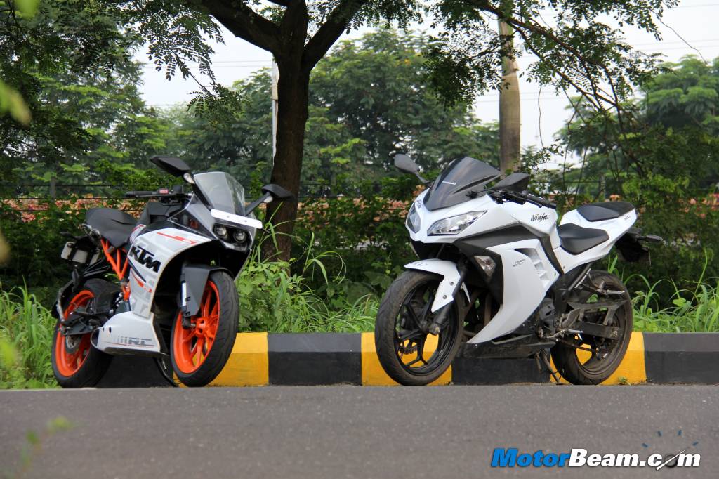 KTM RC 390 vs Kawasaki Ninja 300 – Shootout