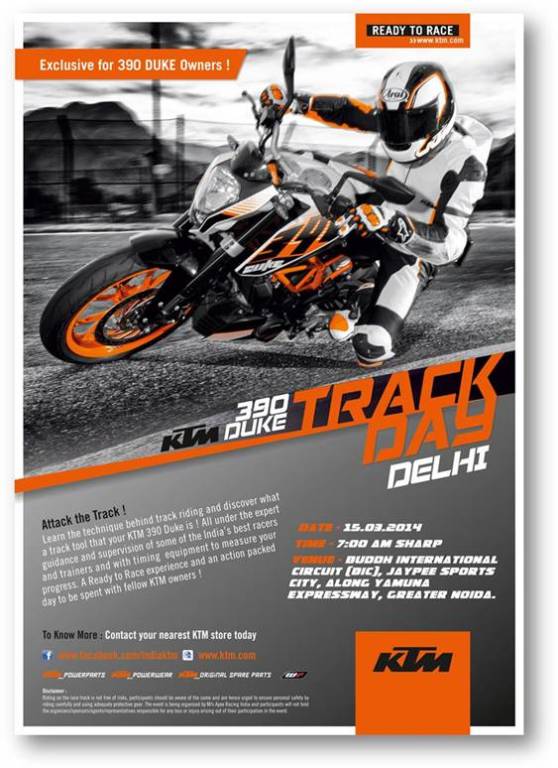 KTM Track Day BIC