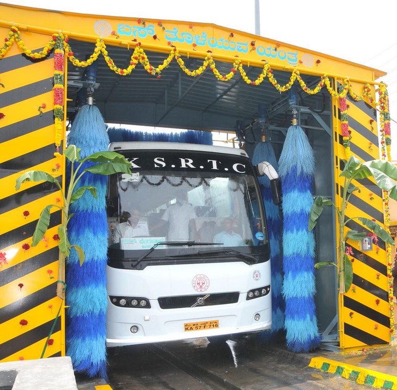 Karnataka Bus Washing Machine