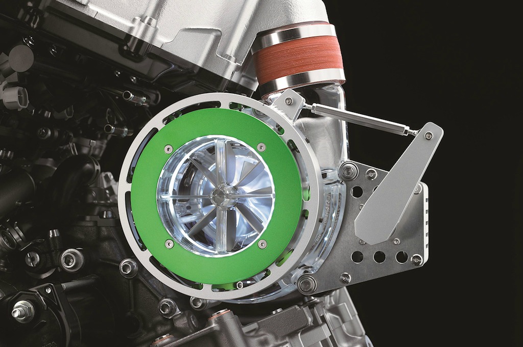 Kawasaki Balanced Supercharged Engine Forced Induction