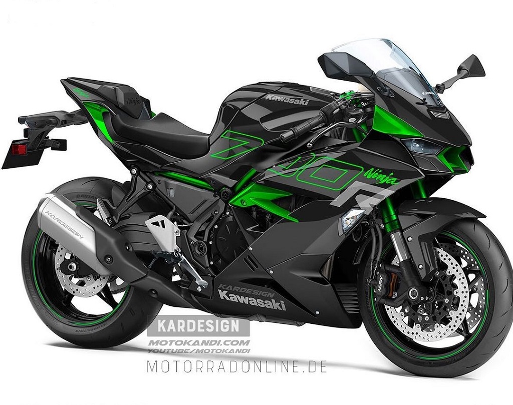 Kawasaki Ninja 700 Render