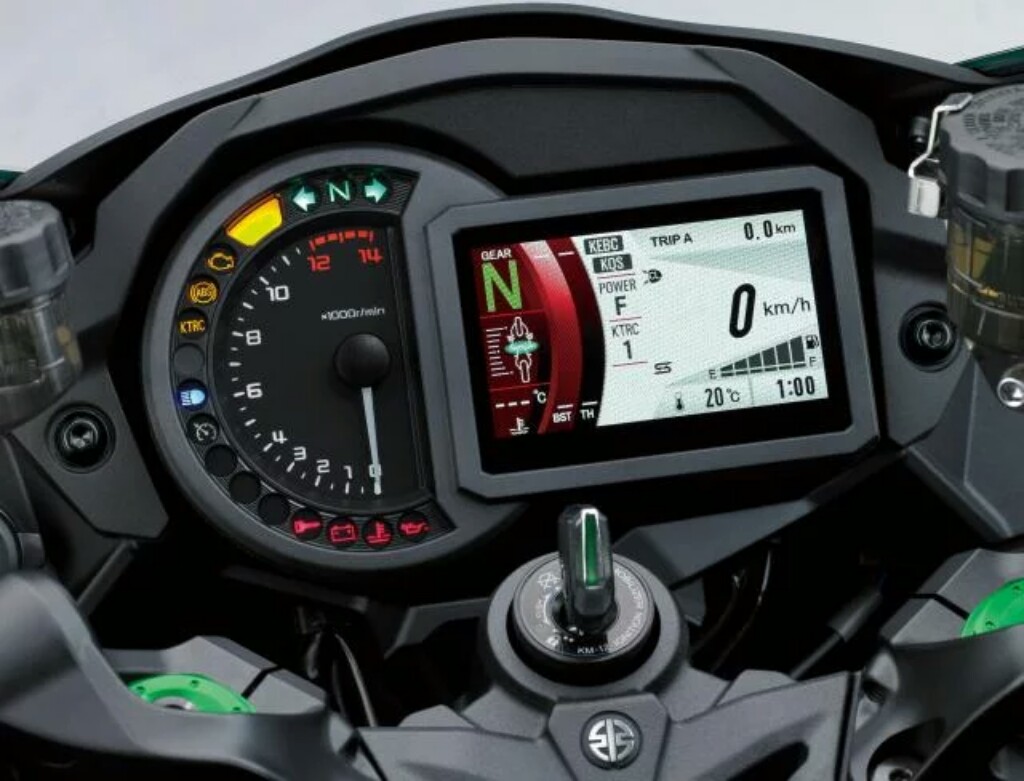 Kawasaki Ninja H2 SX SE Cluster