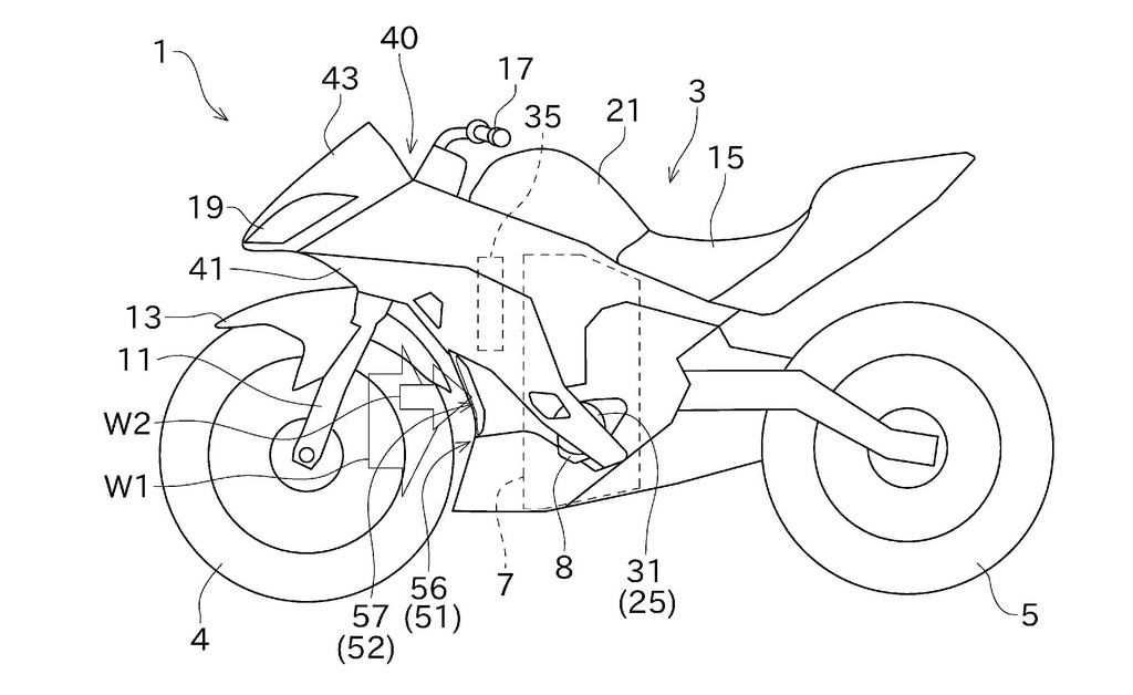 Kawasaki Ninja ZX-4R Patent Side