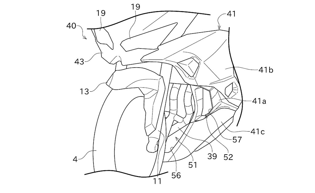 Kawasaki Ninja ZX-4R Patent