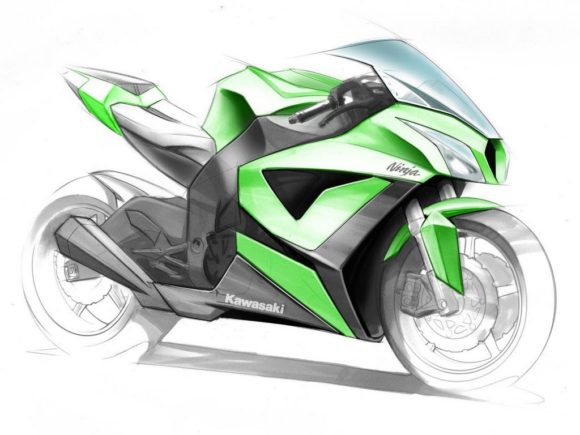 Kawasaki Ninja ZX-4R Sketch