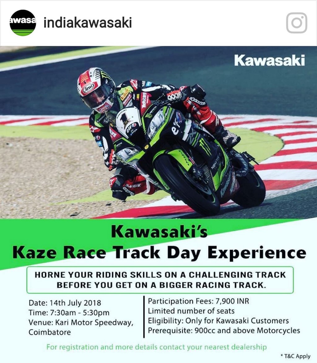 Kawasaki Track Day India