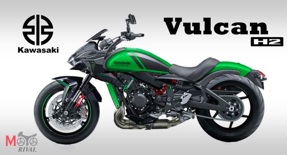 Kawasaki Vulcan H2 Rendering