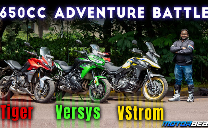 Kawaski Versys 650 vs Triumph Tiger Sport 660 vs Suzuki V-Strom 650XT - Comparison Video