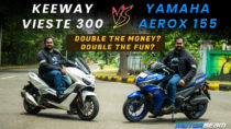 Keeway Vieste 300 vs Yamaha Aerox 155 Comparison Video