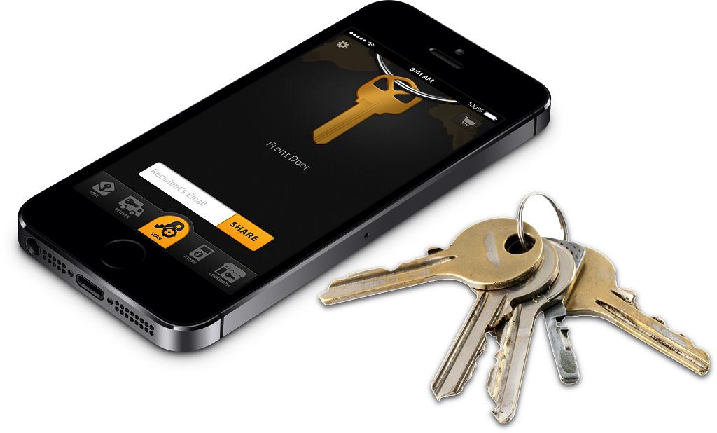 KeyMe digital key backup