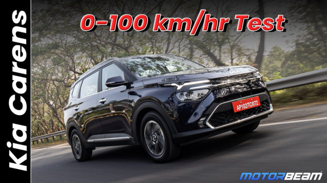 Kia Carens 0-100 Tests