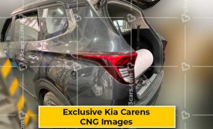 Kia Carens CNG Spied