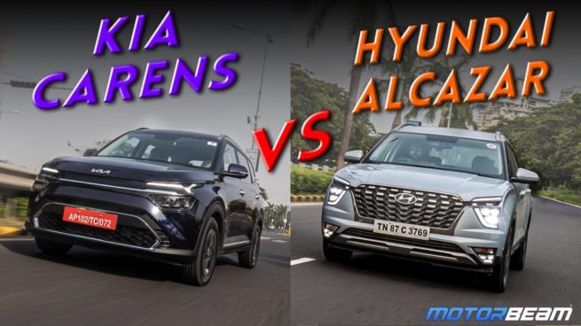Kia Carens vs Hyundai Alcazar