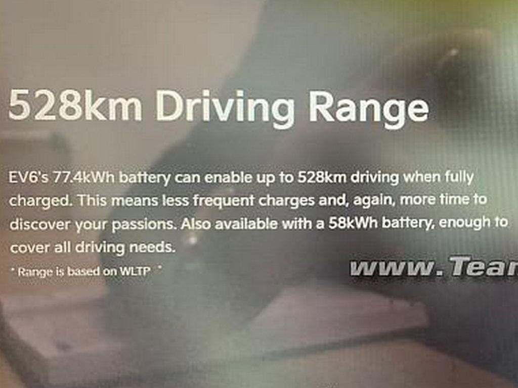 Kia EV6 Specs Range