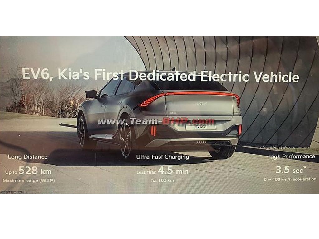 Kia EV6 Specs Rear