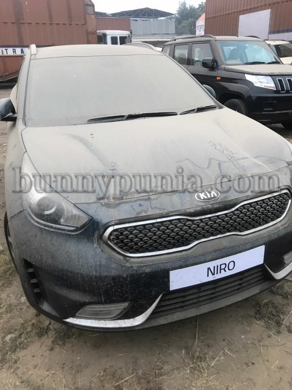 Kia Niro Hybrid Front Spied