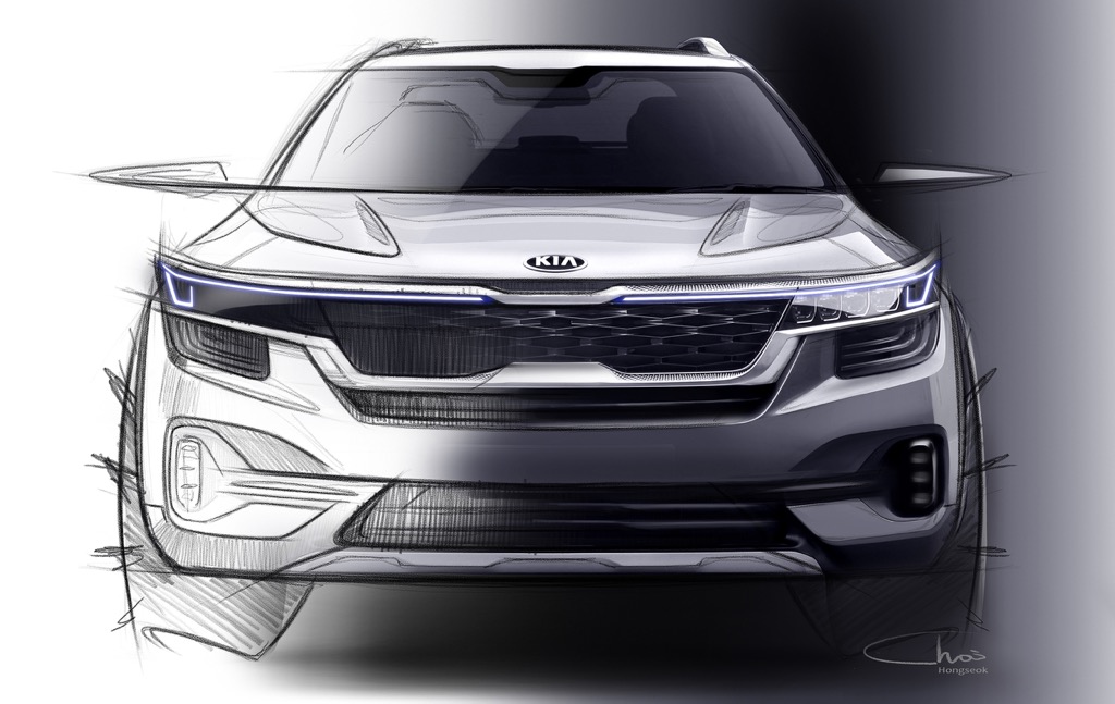 Kia SP Front Sketch