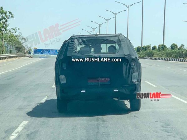 Kia Seltos 7-Seater Spied Rear