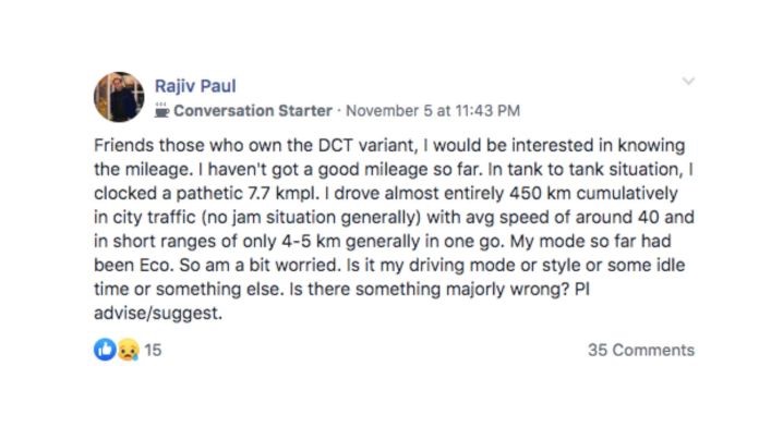 Kia Seltos Mileage