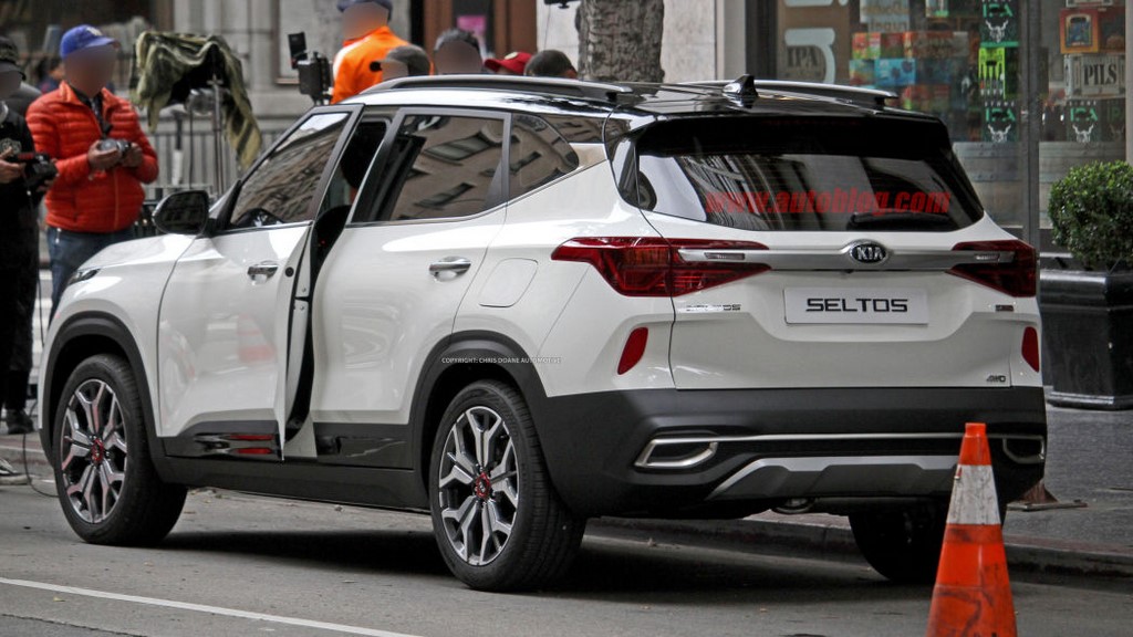 Kia Seltos Spied Rear