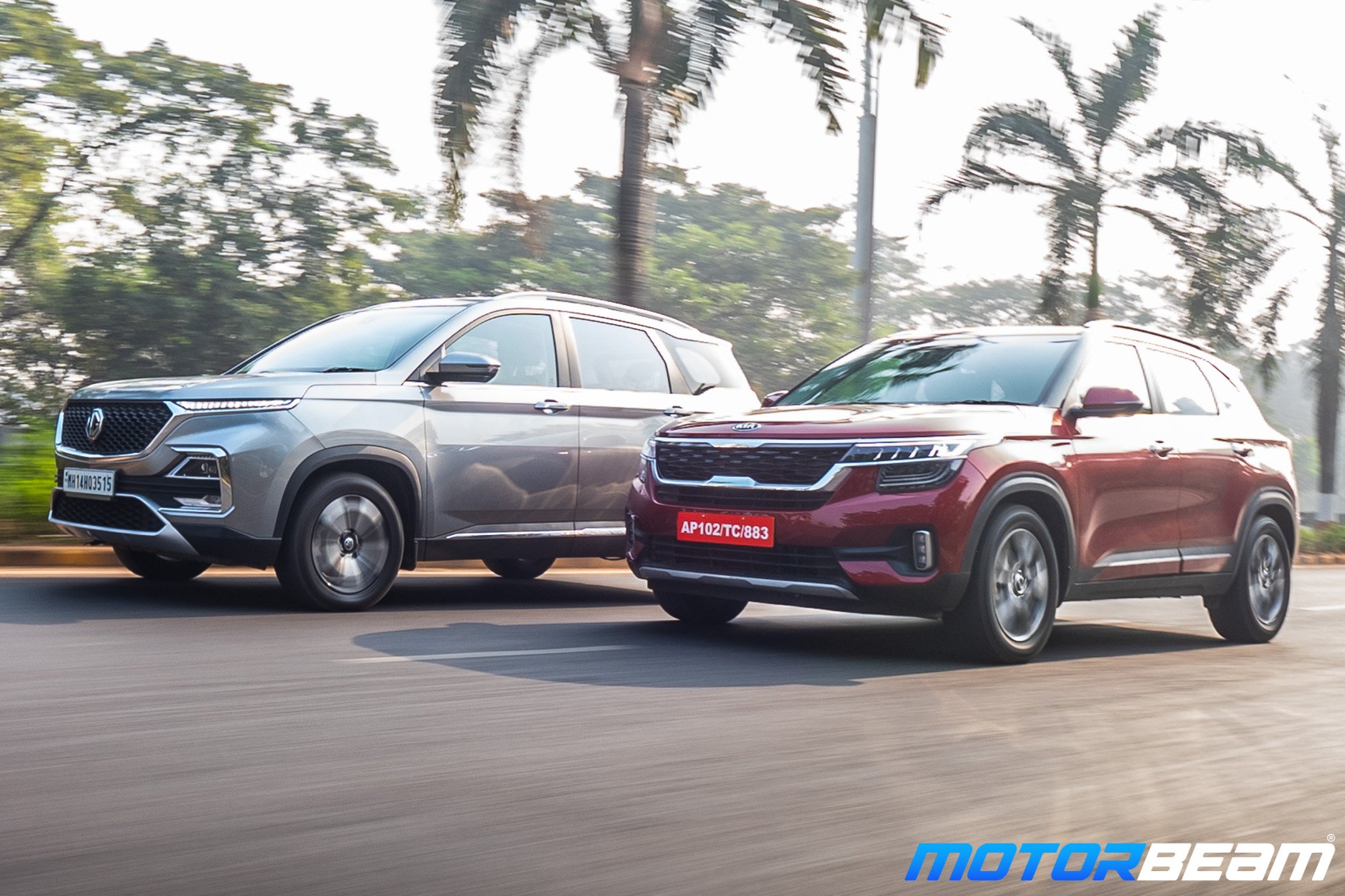 Kia Seltos vs MG Hector - Shootout