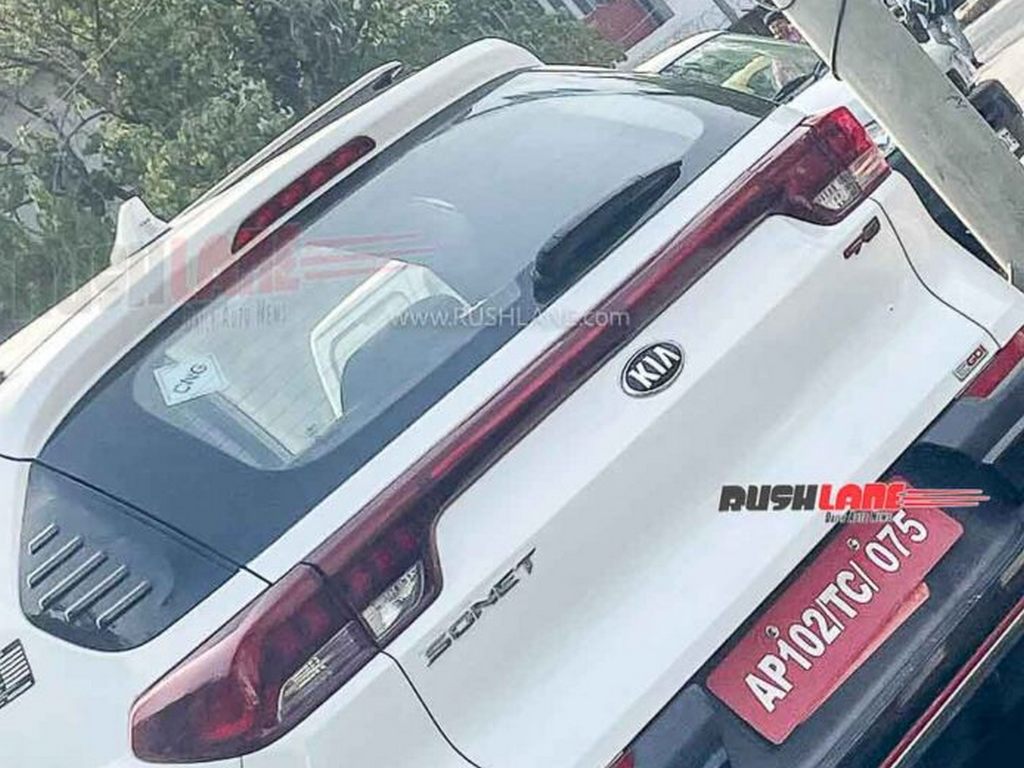 Kia Sonet CNG Spied