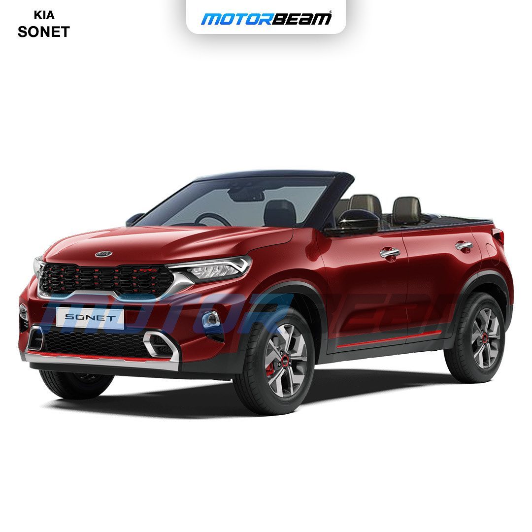 Kia Sonet Convertible Render