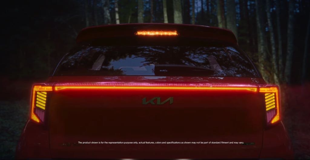 Kia Sonet Facelift Rear Teased