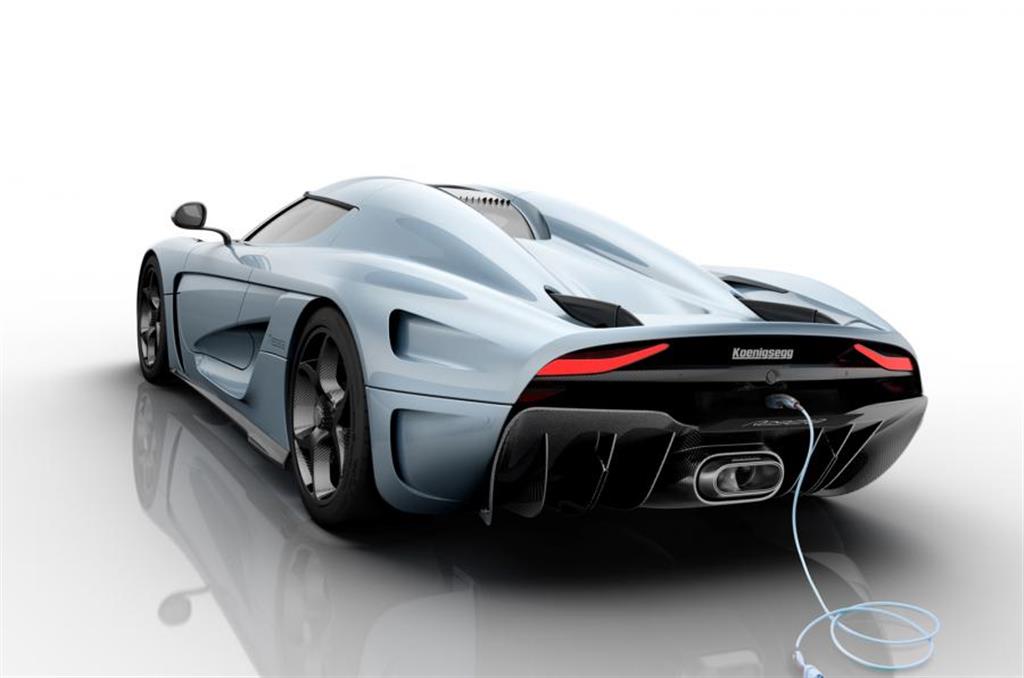 Koenigsegg Regera Hybrid Supercar Rear
