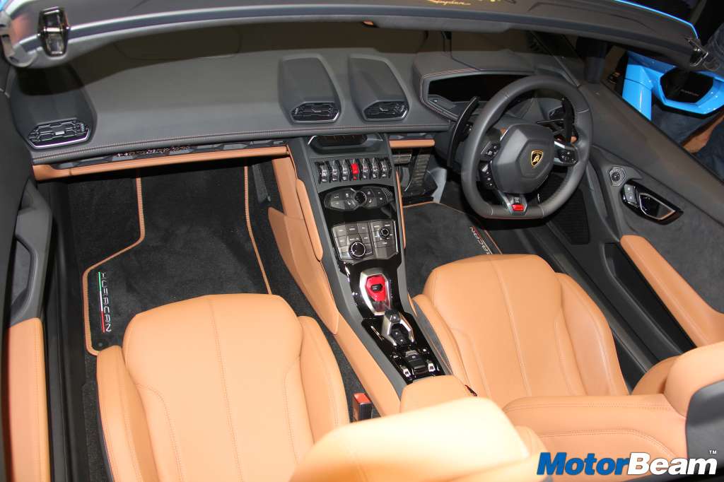Lamborghini Huracan Spyder Interiors