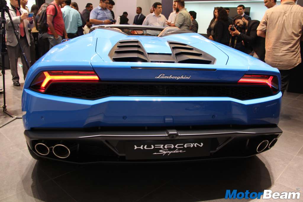 Lamborghini Huracan Spyder Launch Rear