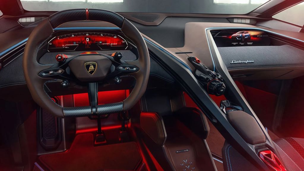 Lamborghini Lanzandor Dashboard