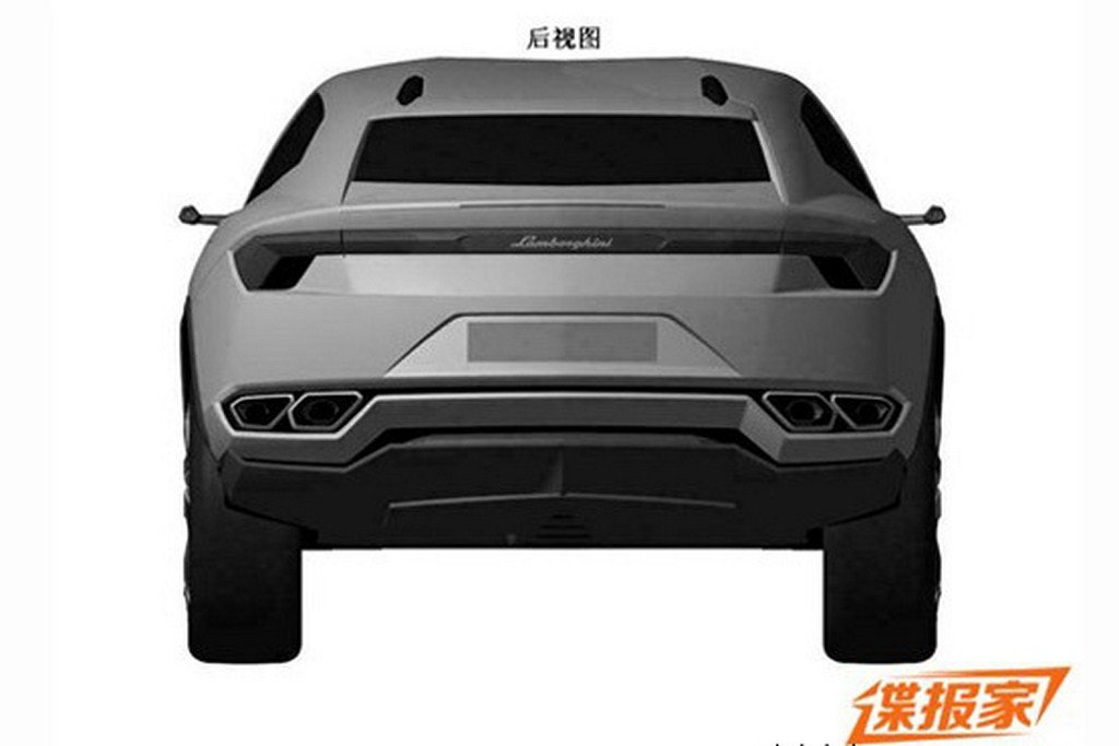 Lamborghini Urus Patent Drawing 01