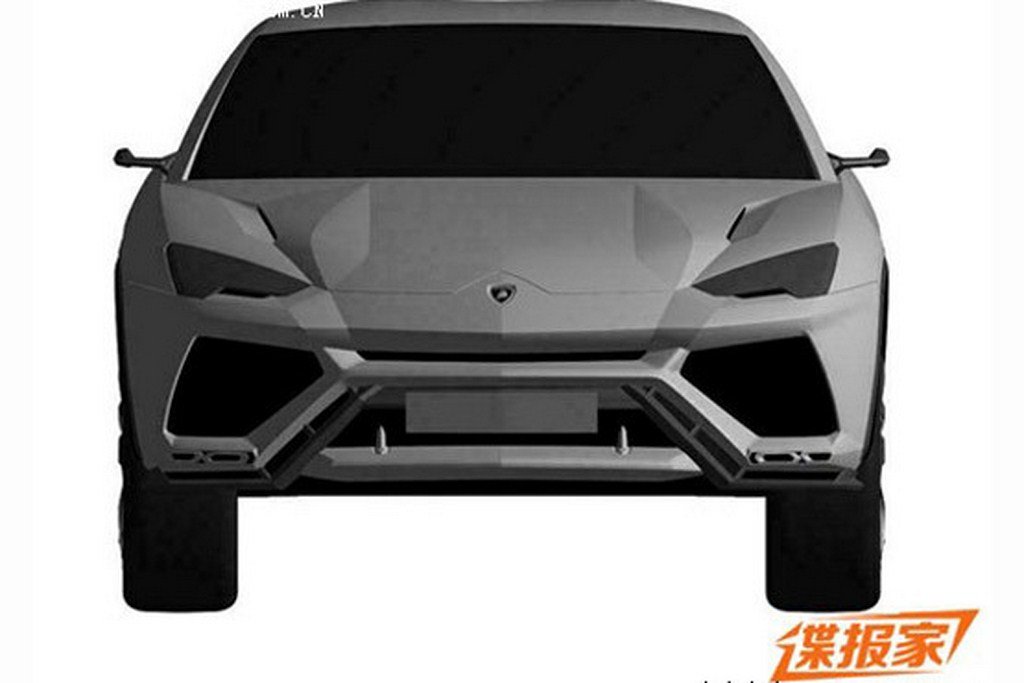 Lamborghini Urus Patent Drawing 02