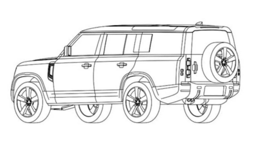 Land Rover Defender 130 Patent Rear
