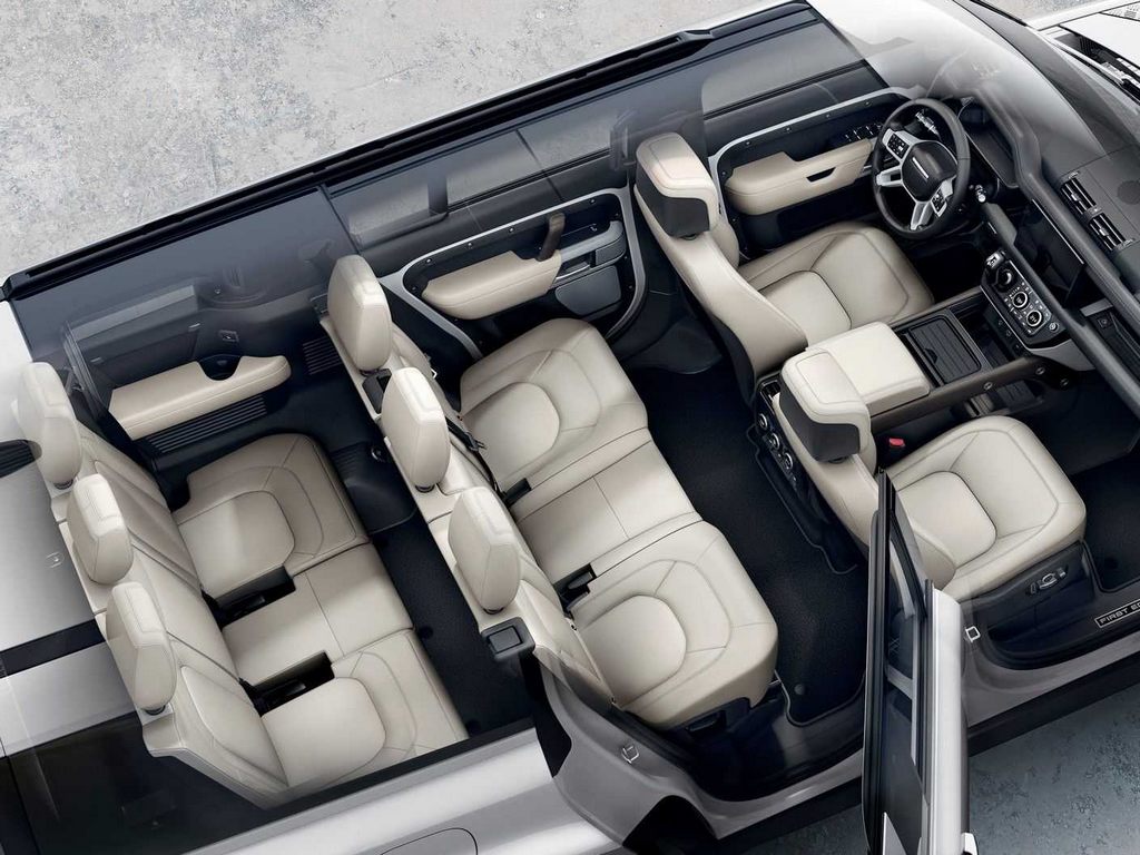 Land Rover Defender 130 Unveiled Seats