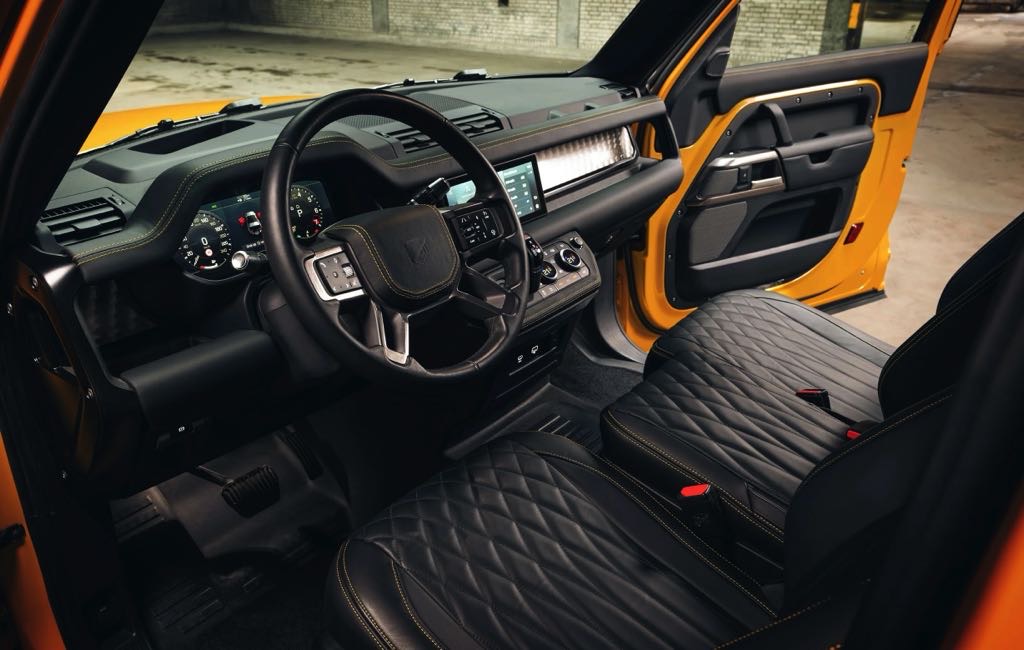 Land Rover Defender Convertible Interior