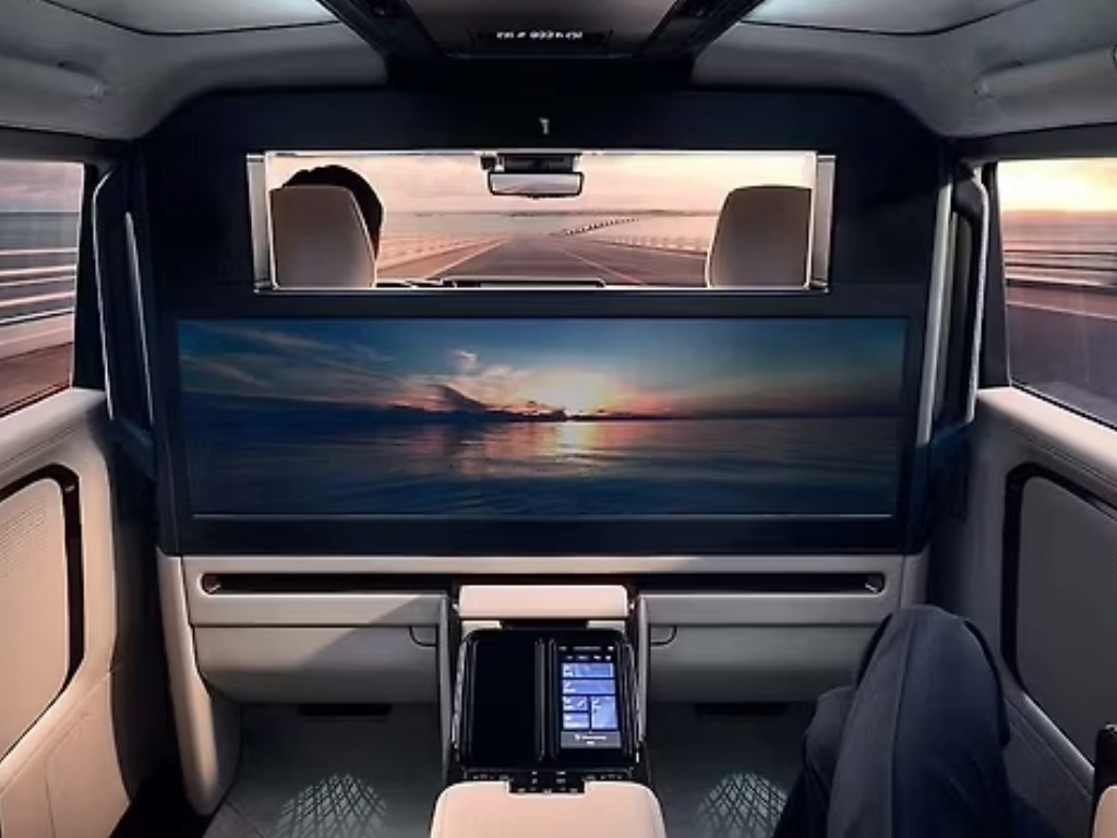 Lexus LM 350h interior screen