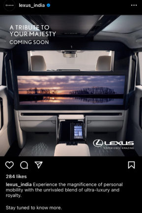 Lexus LM Teaser 1