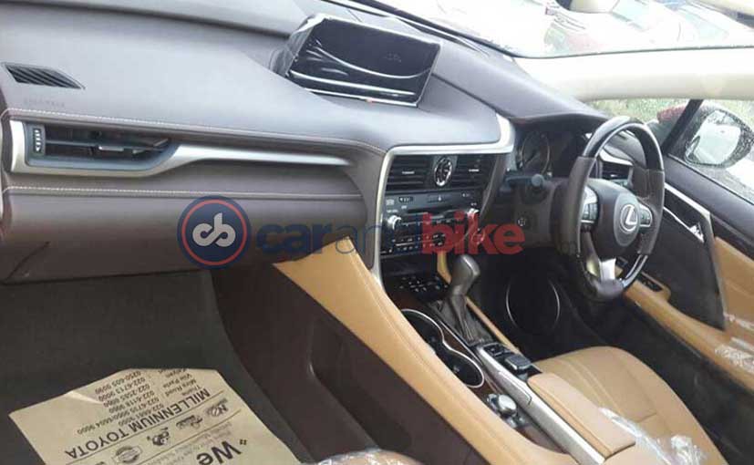 Lexus RX 450h Interior Spied