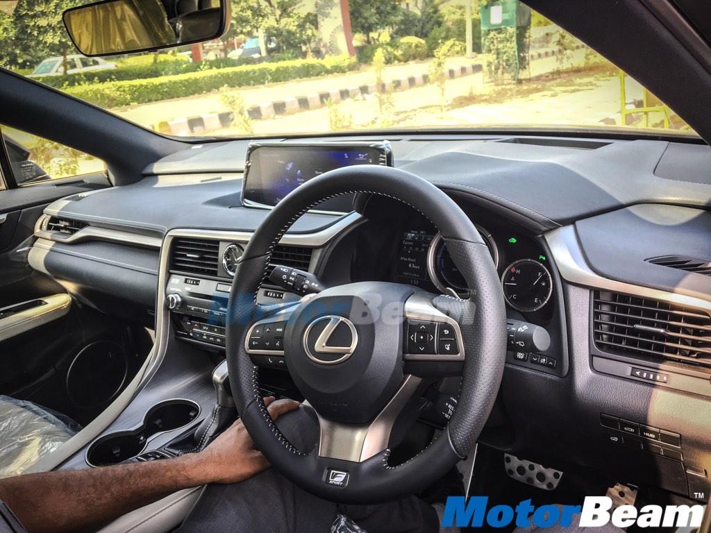 Lexus RX 450h Interiors Spied