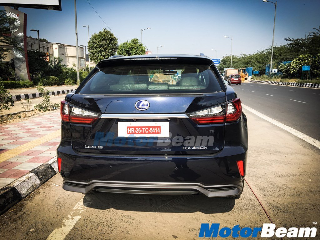 Lexus RX 450h Rear Spied