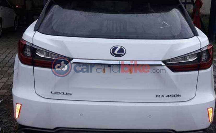 Lexus RX 450h Rear Spied