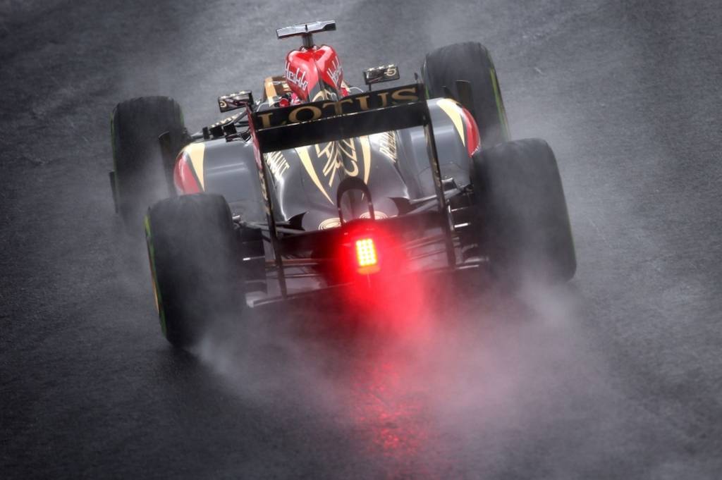 Lotus Renault In Rains