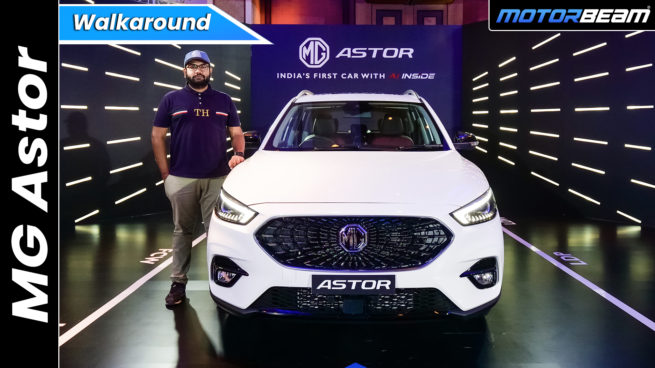MG Astor Hindi Walkaround
